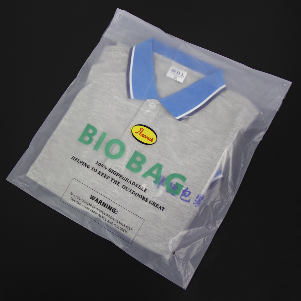 Self-adhesive clothing packaging bags